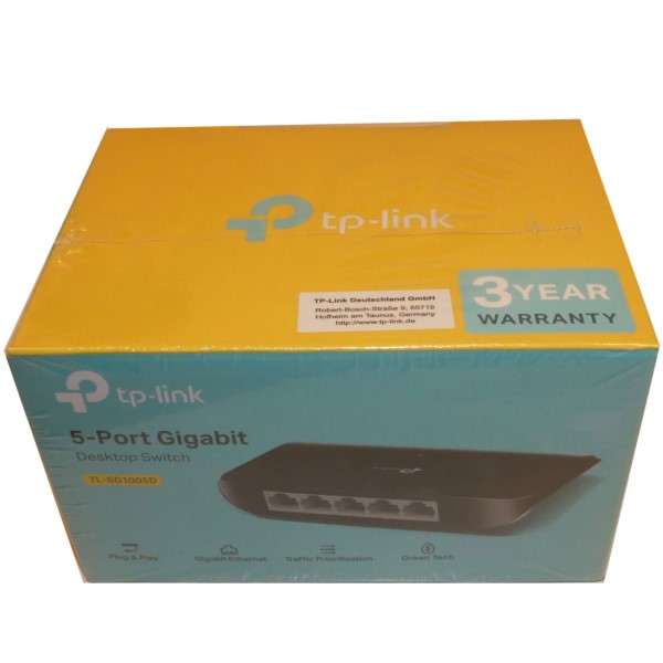 TP-LINK Switch 10/100/1000 5P TL-SG1005D R